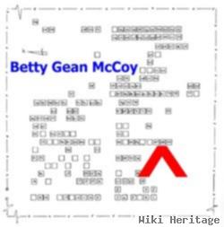 Betty Gean Mccoy