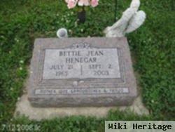 Bettie Jean Crossland Henegar