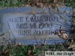 Alice Carole Lane Marshall