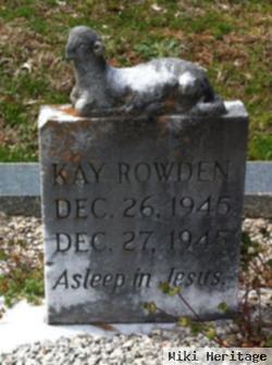 Kay Rowden