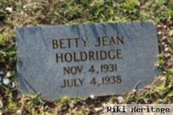 Betty Jean Holdridge