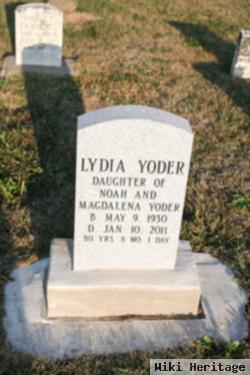 Lydia Yoder