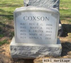 Mary Ann Coxson Coxson