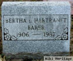 Bertha L Hartranft Baker