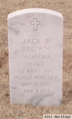 Msgt Jack B. Brown