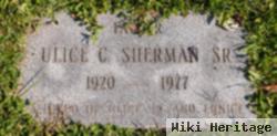 Ulice C. Sherman, Sr