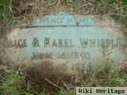 Alice B Kabel Whipple