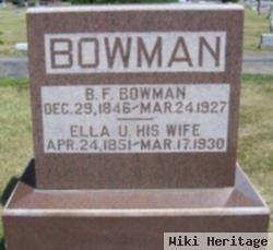 Ella U Bowman