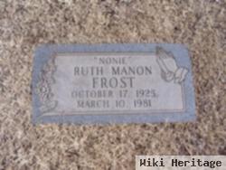 Ruth "nonie" Manon Frost