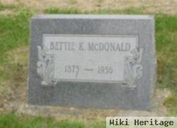 Bettie K Mcdonald