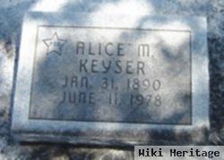 Alice M. Keyser