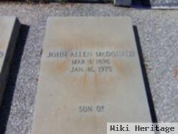 John Allen Mcdonald