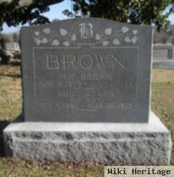 M F Brown