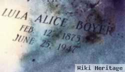 Lula Alice Foreman Boyer