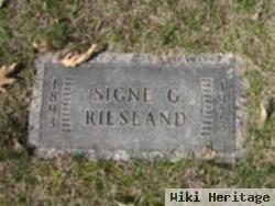 Signe G. Peterson Riesland