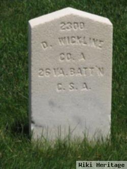 Pvt D Wickline