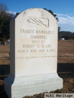 Frances Margaret "fannie" Timmons Lee