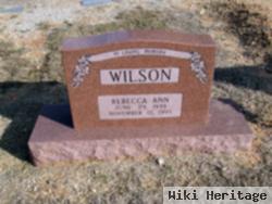 Rebecca Ann Wilson