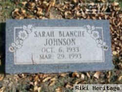 Sarah Blanche Johnson