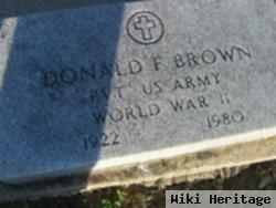 Donald F Brown