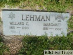 Willard G Lehman