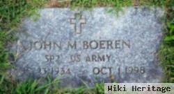 John M Boeren