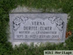 Verna Durfee Elmer