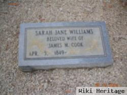 Sarah Jane Williams Cook