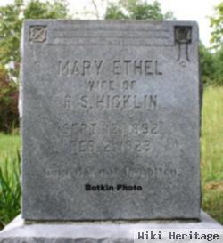 Mary Ethel Hicklin