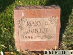 Mary Elizabeth Saxe Dontje