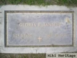 Gloria F Janson