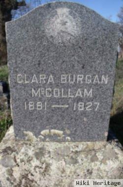 Clara May Burgan Mccollam