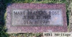 Mary Frances Rose
