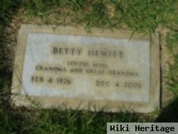 Betty Hewitt