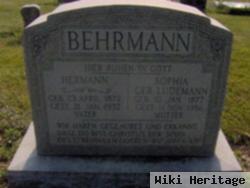 Sophia A Ludemann Behrmann