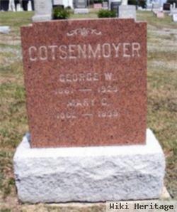 George W Cotsenmoyer