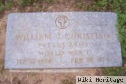 William J Christian