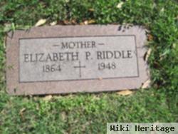 Elizabeth P Riddle