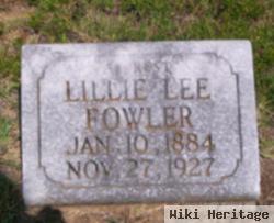 Lillie Lee Morrow Fowler