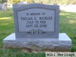 Thelma C Rickles