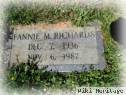 Fannie M Richards