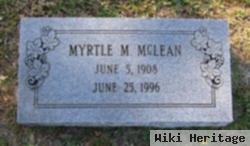 Myrtle M Mclean