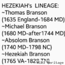 Hezekiah Branson, Sr