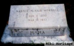 Nannie Jane Mcnair Worrell