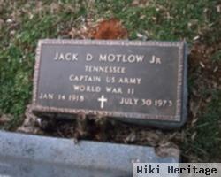 Capt Jack Daniel Motlow, Ii