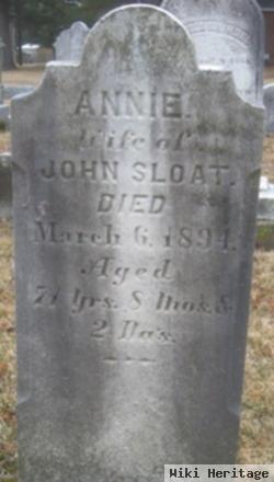 Susan Anna "annie" Strickler Sloat