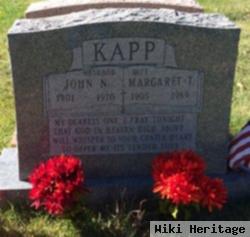 Margaret T Kapp