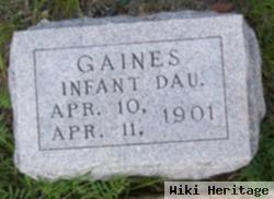 Infant Daughter Gaines