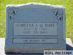 Almetta Lucinda "met" Quinn Hare