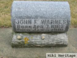 John F Warnes